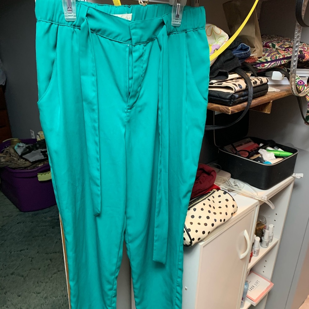Teal dress pants
